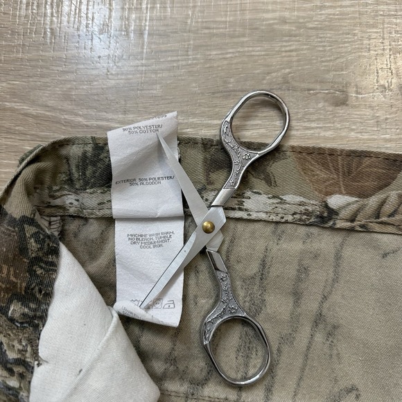 VTG Liberty Camo Cargo 6 Pocket Pants USA Made Real Tree Adjustable Waist 33x30 - Picture 7 of 8